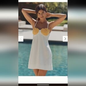 Farm Rio x Anthropologie Linen Blend Mini Dress
